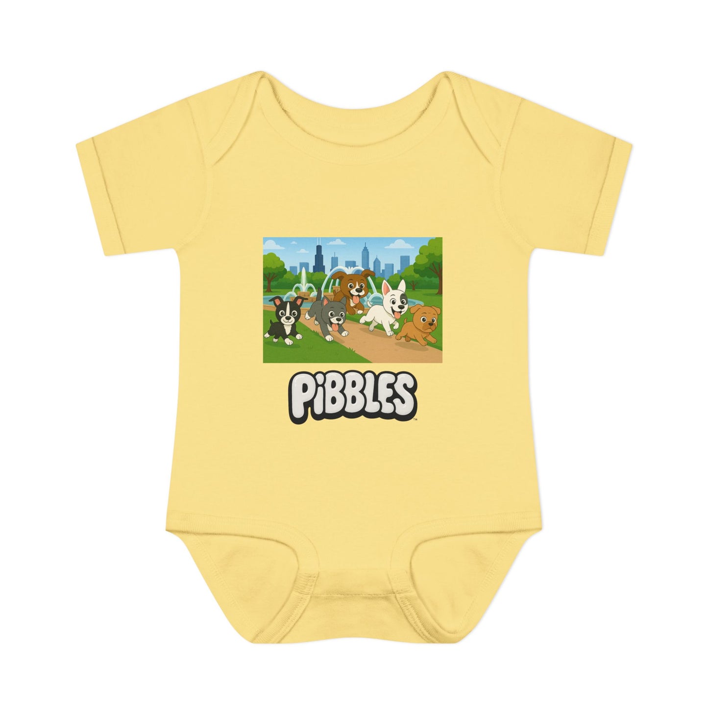 "Pibble Pals" Onesie for Baby