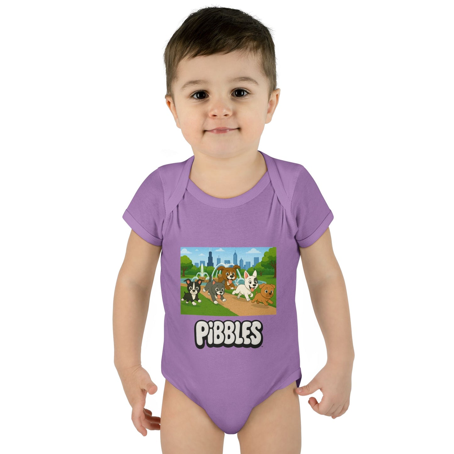 "Pibble Pals" Onesie for Baby