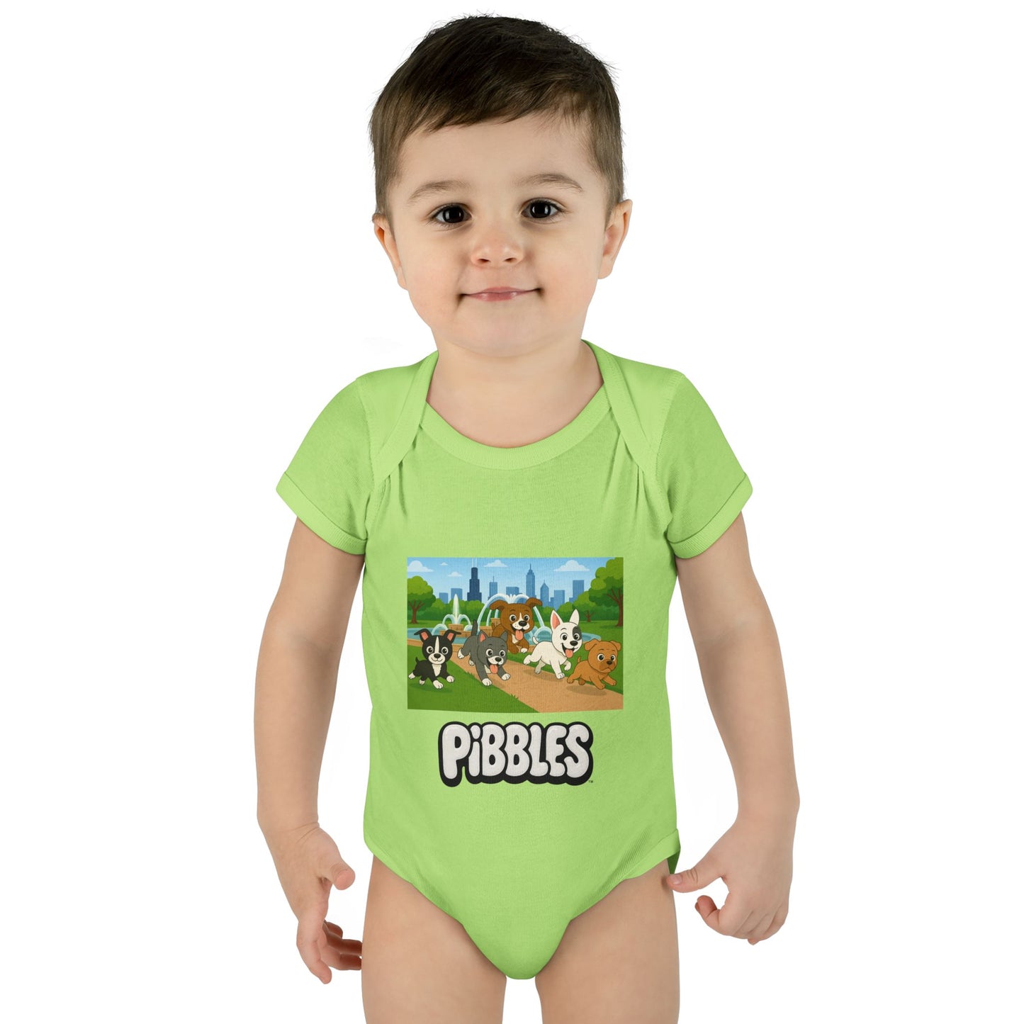 "Pibble Pals" Onesie for Baby