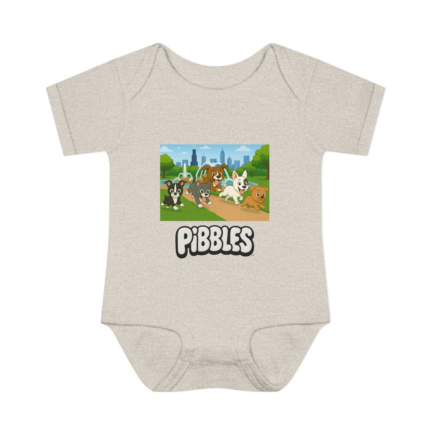 "Pibble Pals" Onesie for Baby
