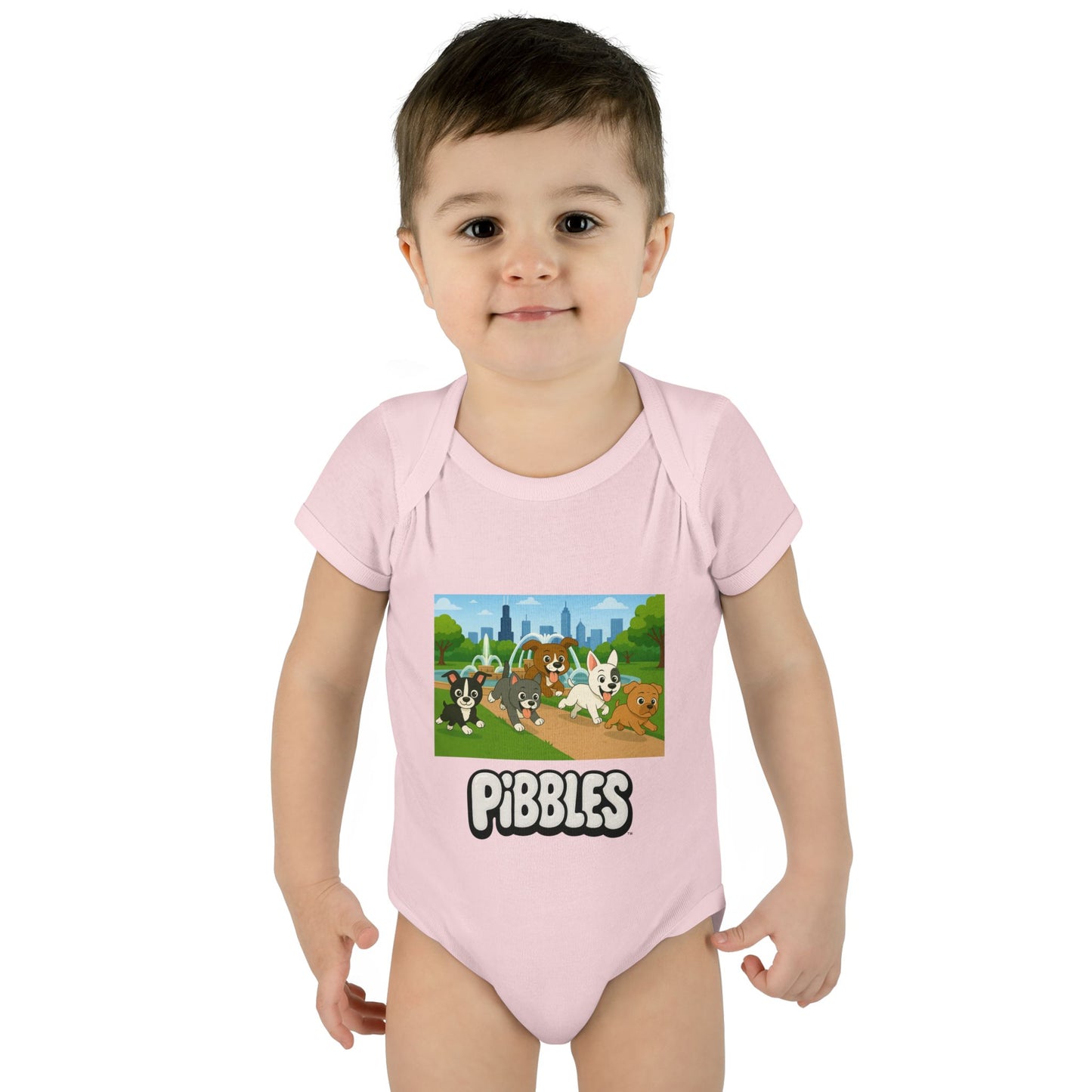 "Pibble Pals" Onesie for Baby
