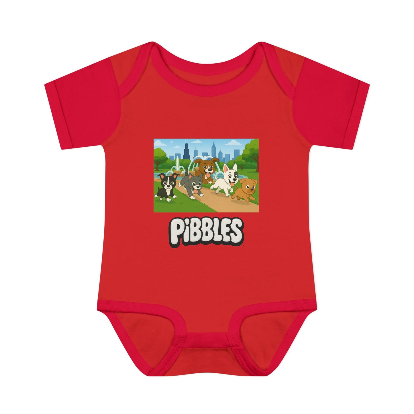 "Pibble Pals" Onesie for Baby