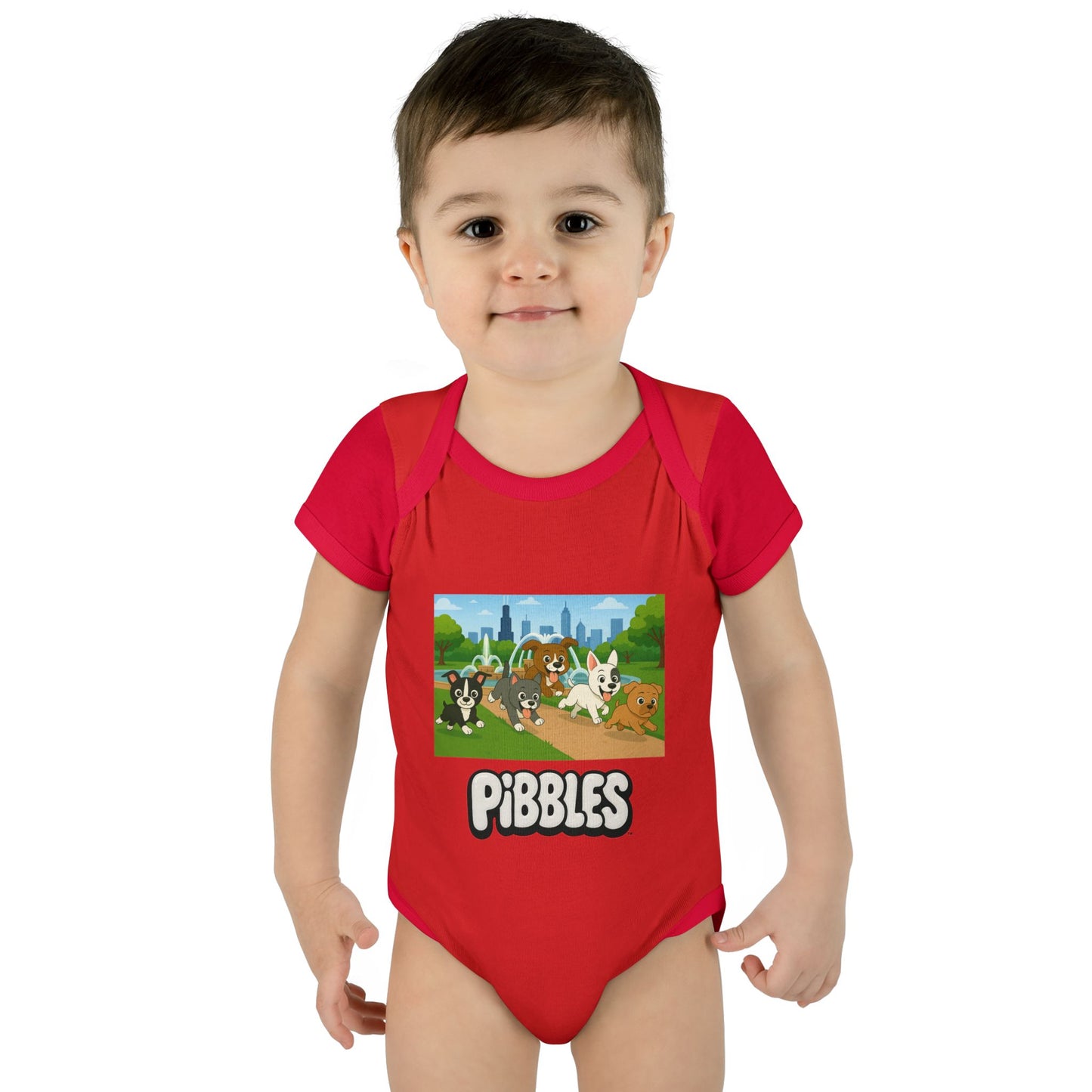 "Pibble Pals" Onesie for Baby