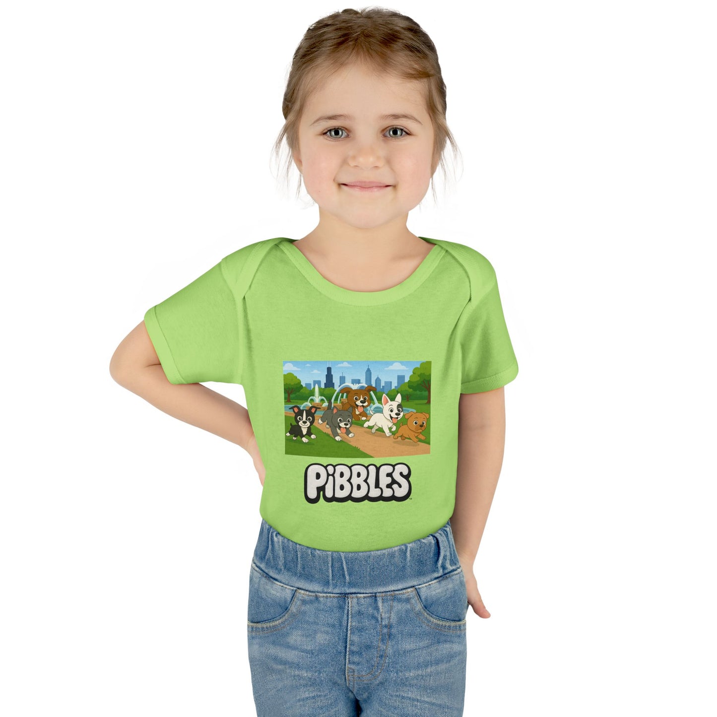 "Pibble Pals" Onesie for Baby