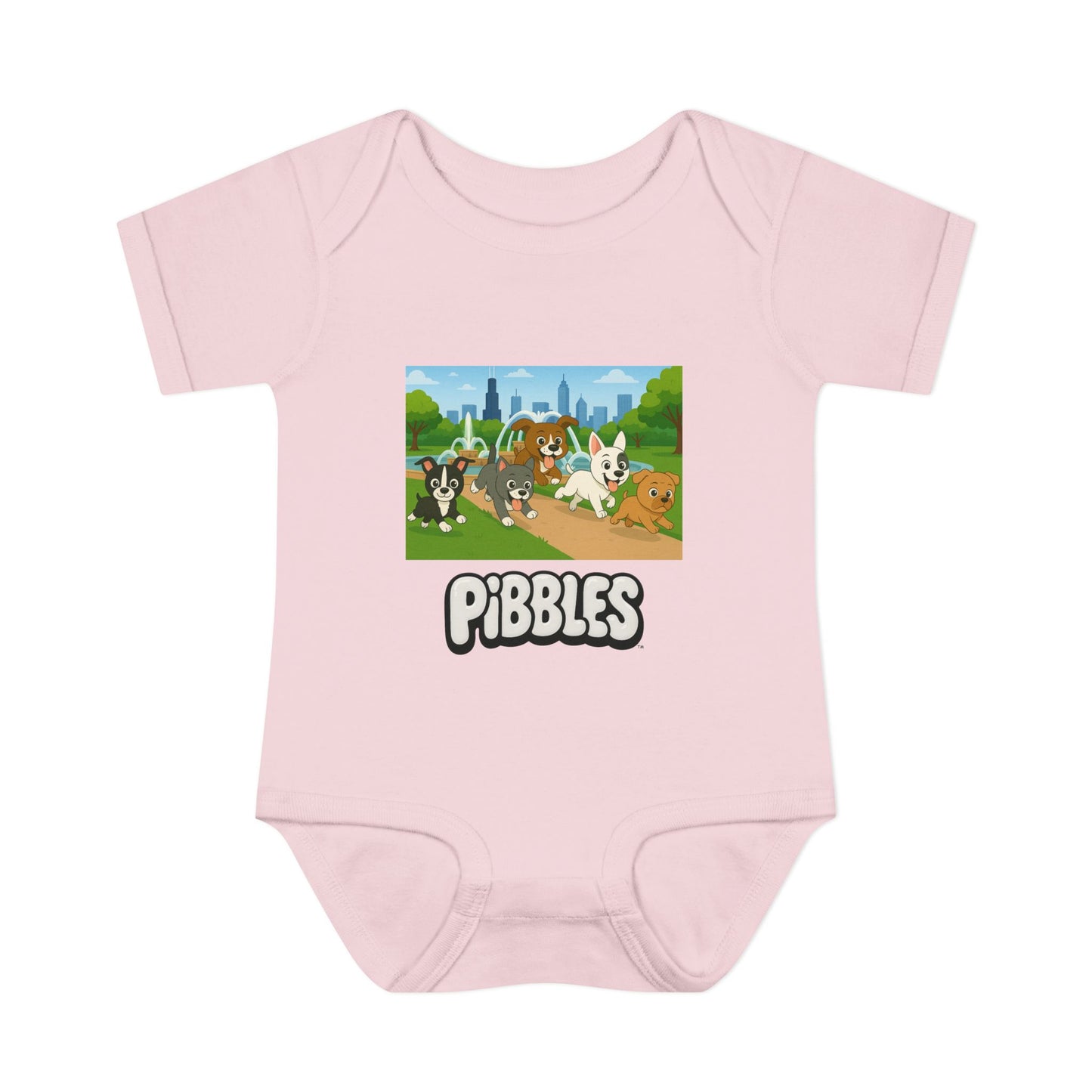 "Pibble Pals" Onesie for Baby