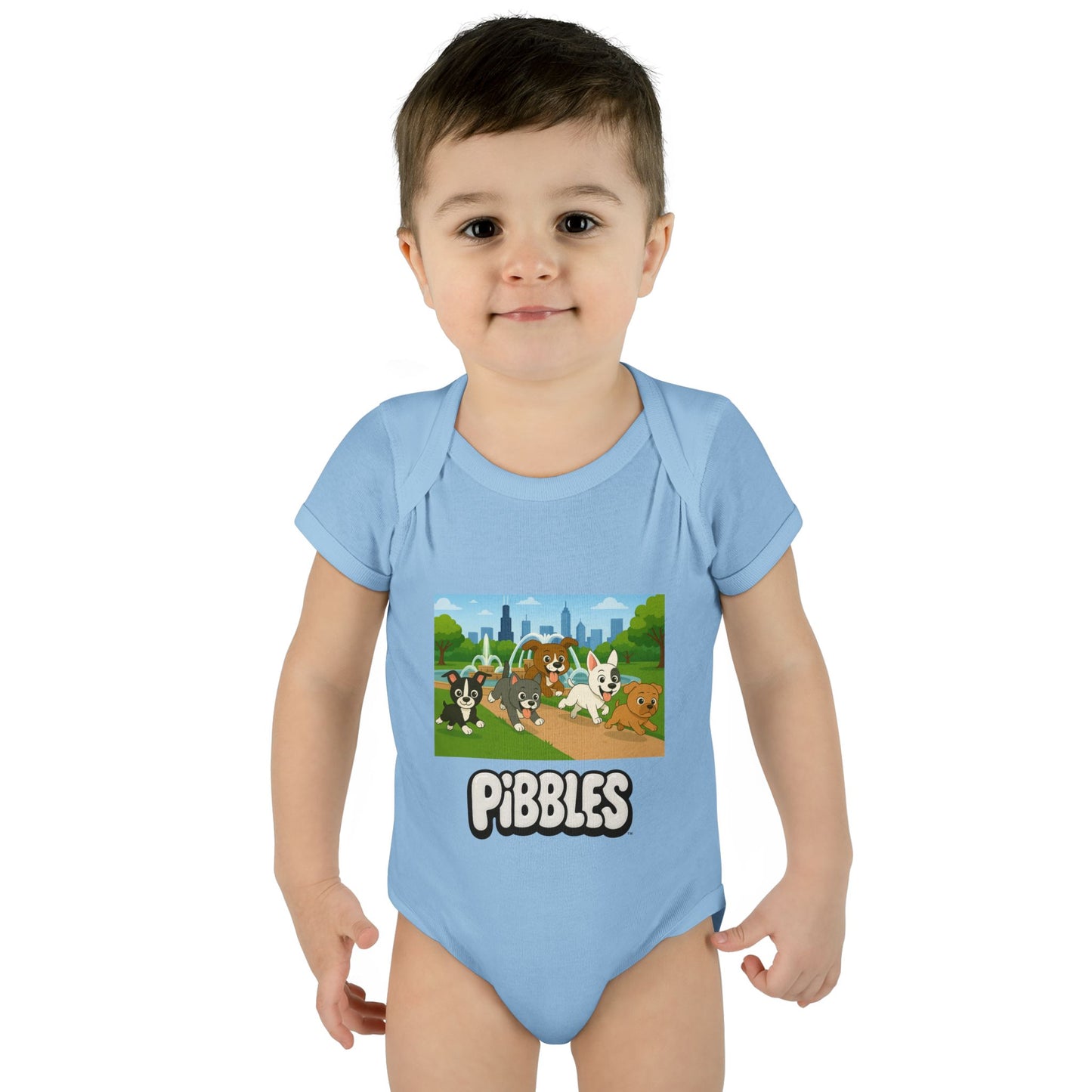 "Pibble Pals" Onesie for Baby