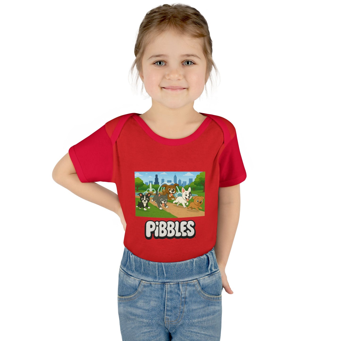 "Pibble Pals" Onesie for Baby