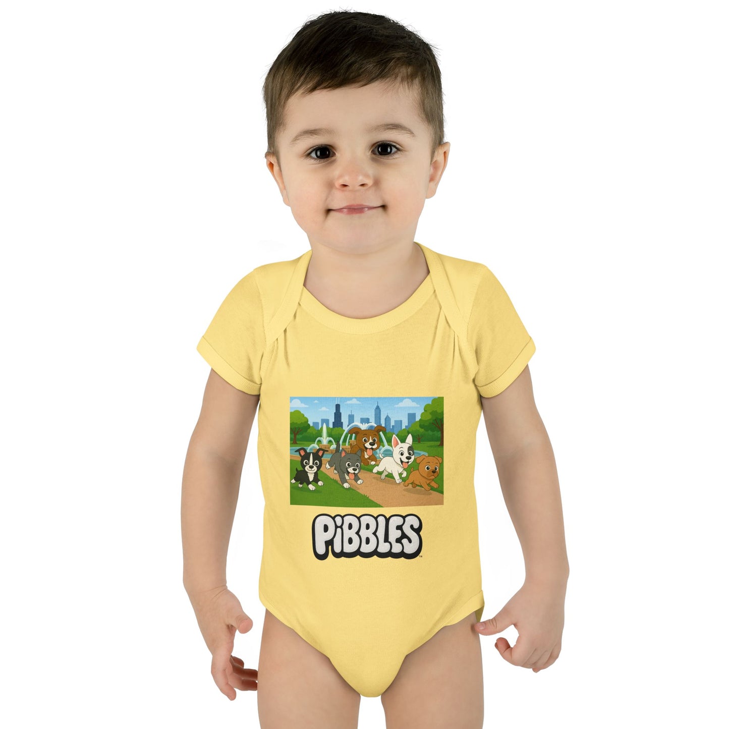 "Pibble Pals" Onesie for Baby