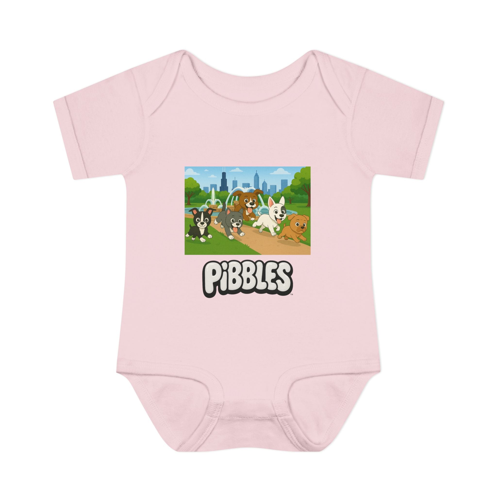 "Pibble Pals" Onesie for Baby