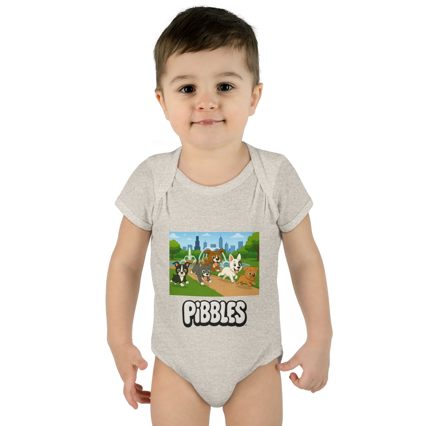 "Pibble Pals" Onesie for Baby