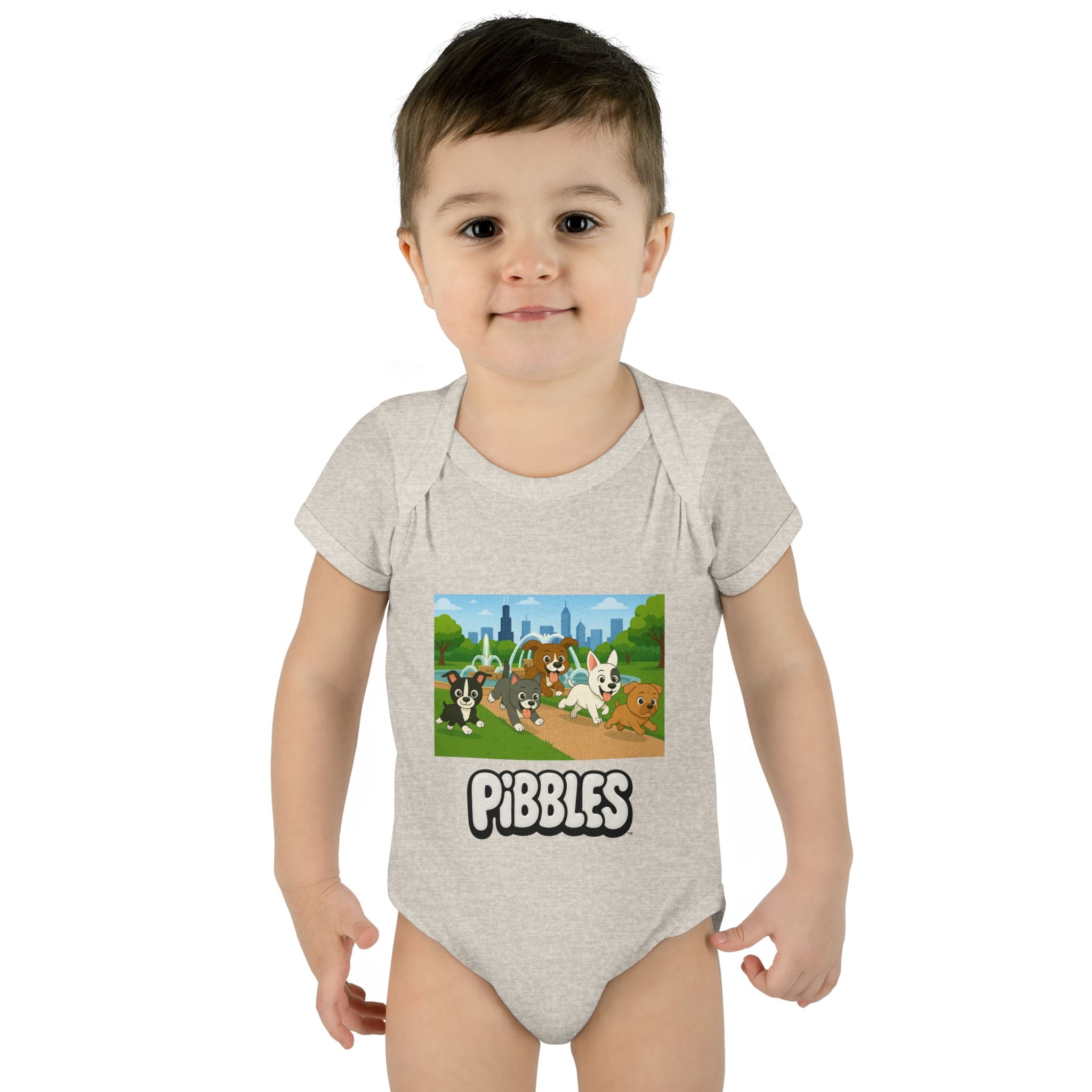 "Pibble Pals" Onesie for Baby